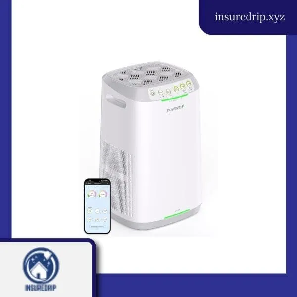 Air Purifier for Large Bedroom 17dB Quiet Washable Filter